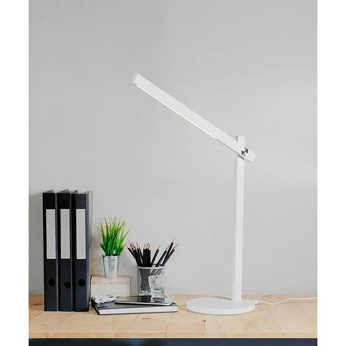 Forlight Lámpara de sobremesa LED Touch - 5 W, L x An x Al: 2,3 x 40,8 x 43 cm, Blanco, Blanco neutro