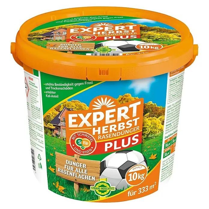 Herbstrasendünger - 10 kg, Inhalt ausreichend für ca.: 333 m²