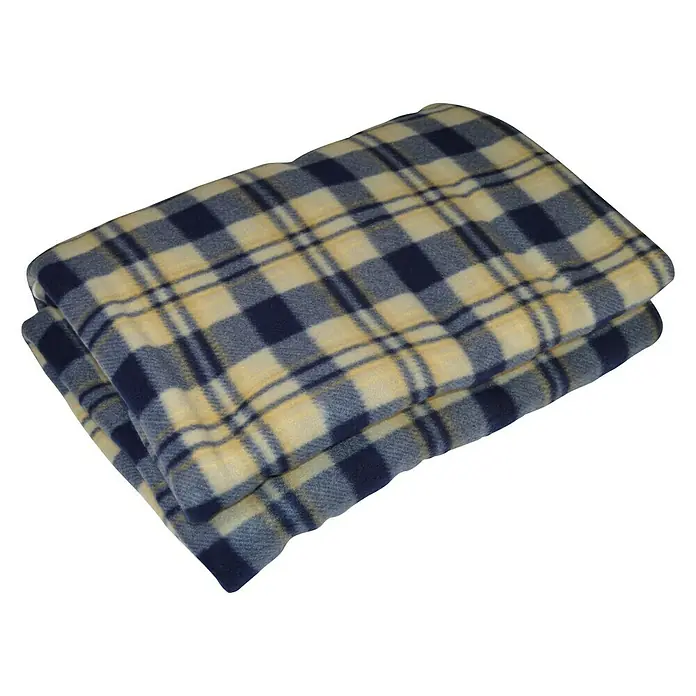 Jocca Calienta cama cuadros - L x An x Al: 2 x 150 x 80 cm, Azul, Poliéster, 20 W