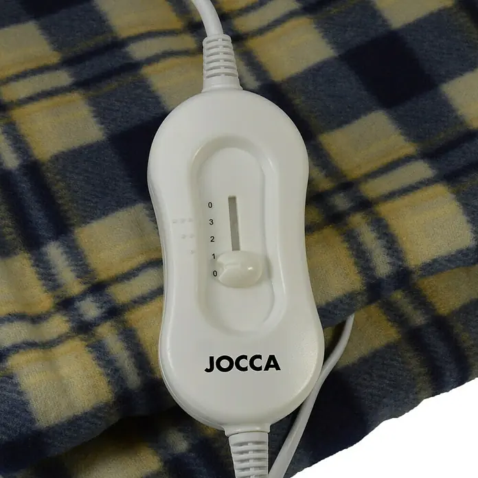Jocca Calienta cama cuadros - L x An x Al: 2 x 150 x 80 cm, Azul, Poliéster, 20 W