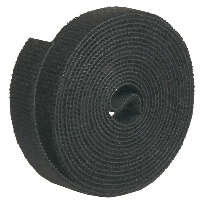 Label The Cable Klettband Roll Strap - Schwarz, 3 m x 16 mm x 2 mm - Vorderansicht