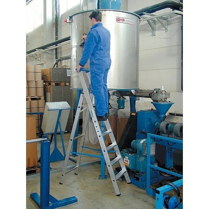 Krause Stojeće ljestve Krause - 6 stepenica, Radna visina: 3,4 m, Aluminij - Proizvod u upotrebi