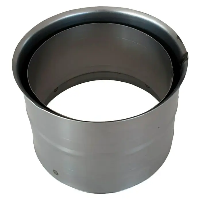 Bertrams Wandfutter - Durchmesser: 150 mm, Senotherm lackiert, Silber