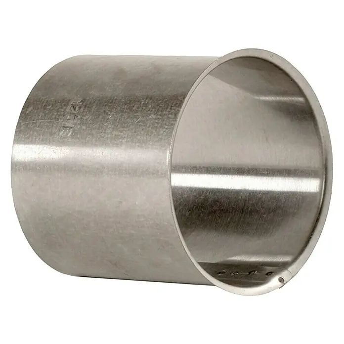 Bertrams Wandfutter - Durchmesser: 80 mm, Feueraluminiert, Silber
