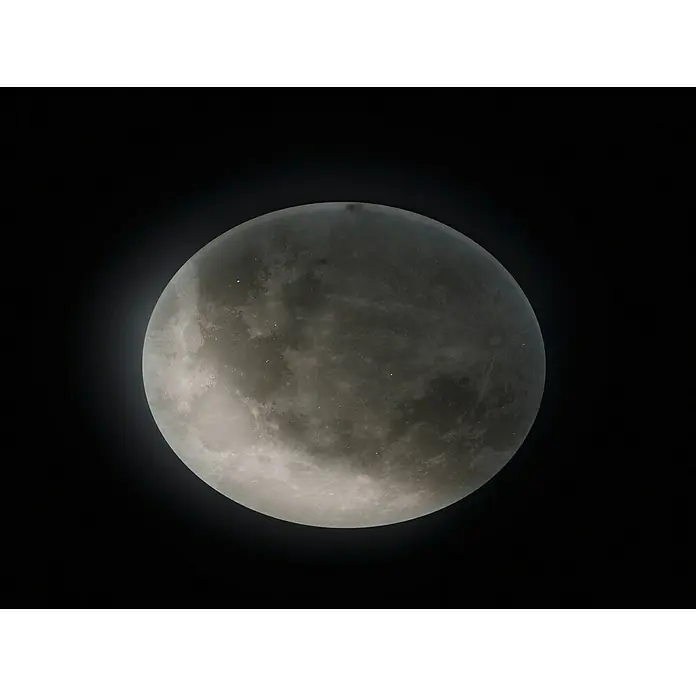 Trio Leuchten LED-Deckenleuchte rund Lunar - 40 W, Ø x H: 600 mm x 12 cm, Grau - Vorderansicht