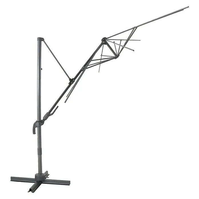 Sunfun Ampelschirmgestell Capri - Durchmesser: 300 cm, Aluminium, Rund