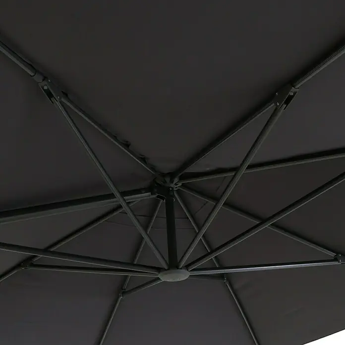 Sunfun Zweefparasol Capri - Antraciet, 300 x 350 cm