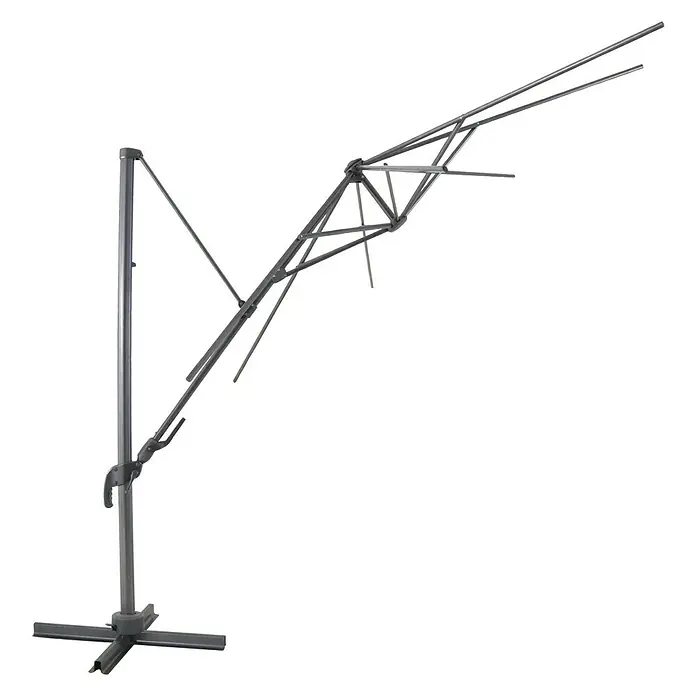 Sunfun Ampelschirmgestell Capri - Durchmesser: 350 cm, Aluminium, Rund