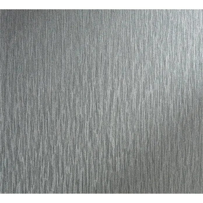 Rasch Berlin Vliestapete - Dunkelgrau, Uni, 10,05 x 0,53 m