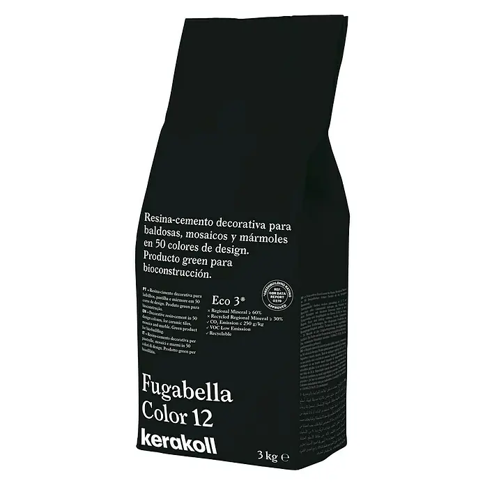 Kerakoll Sellador de resina - cemento Fugabella - Tono de color: 12, 3 kg