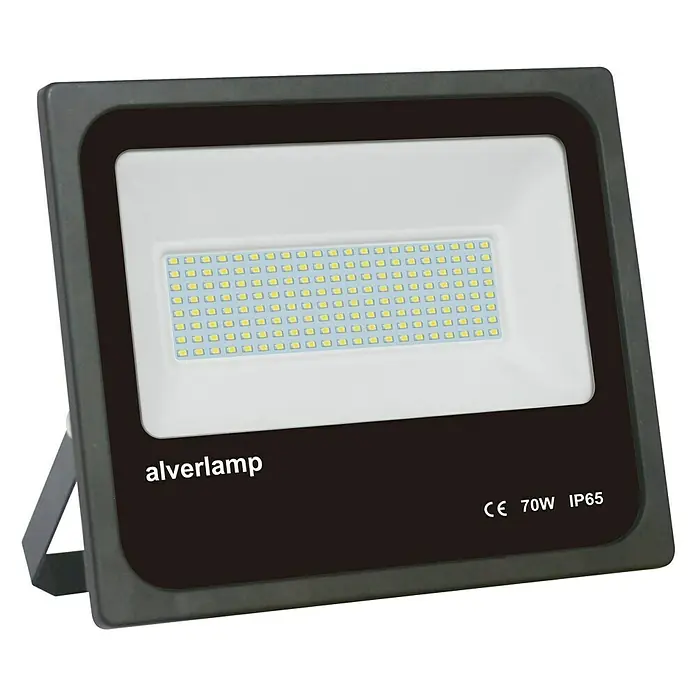 Alverlamp Proyector LED LMN - 70 W, Color de luz: Blanco neutro, IP65, Negro