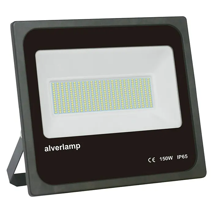 Alverlamp Proyector LED LMN - 150 W, Color de luz: Blanco neutro, IP65, Negro
