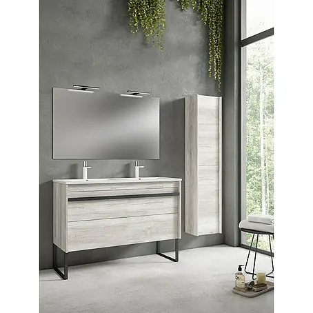 Mueble de lavabo 2 senos Dune