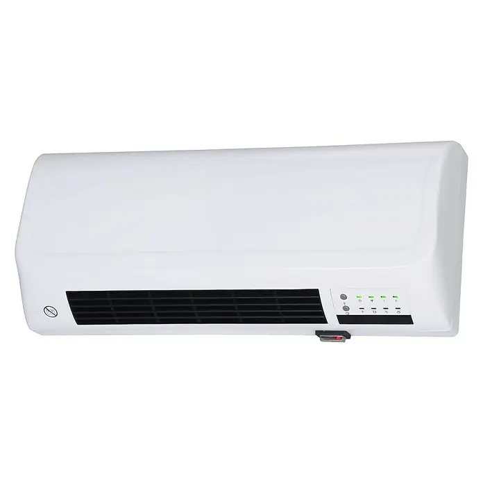 Houston Calefactor cerámico 7HS - 2.000 W, Blanco, 51,5 cm x 11,8 mm x 19,5 cm