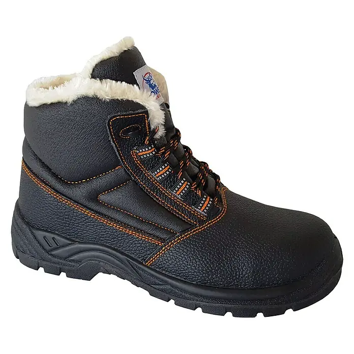 Power Safe Winterstiefel Olaf - Schuhgröße: 44, Leder, Halbhoch