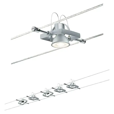 Paulmann  Sistema de sujeción para lámparas LED con cables tensados Mac II