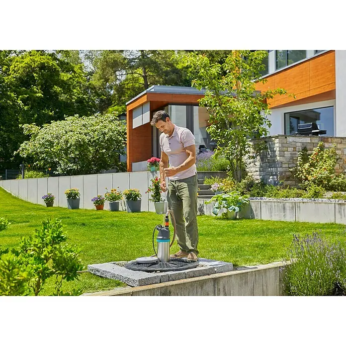 Gardena Drucktauchpumpe 6100/5 inox automatic - 1.100 W, Max. Fördermenge: 6.100 l/h - Anwendungsbeispiel