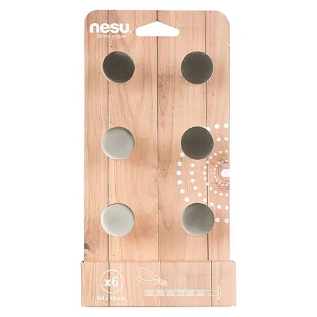 Nesu  Set de pomos para muebles 30716 6 uds.