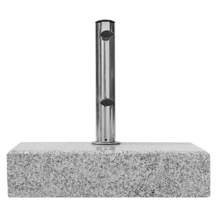 Doppler Granitschirmständer - 25,5 kg, 45 x 22 cm - Vorderansicht