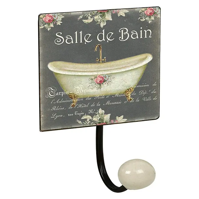 Nesu Jashaak Salle de Bain 1 - l x b x h: 155 x 100 x 70 mm, Aantal haken: 1 st. - Vooraanzicht