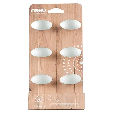 Nesu  Set de tiradores para muebles 27417 6 uds.