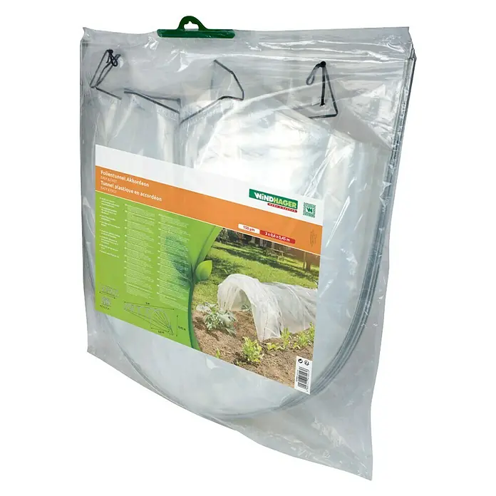 Windhager Folientunnel - L x B x H: 300 x 45 x 35 cm, Anwendungsbereich: Außen