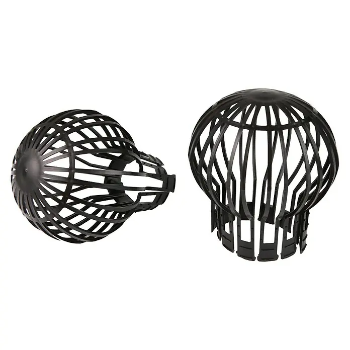 Windhager Fallrohrfilter Cage - Durchmesser: 14,5 cm, Schwarz