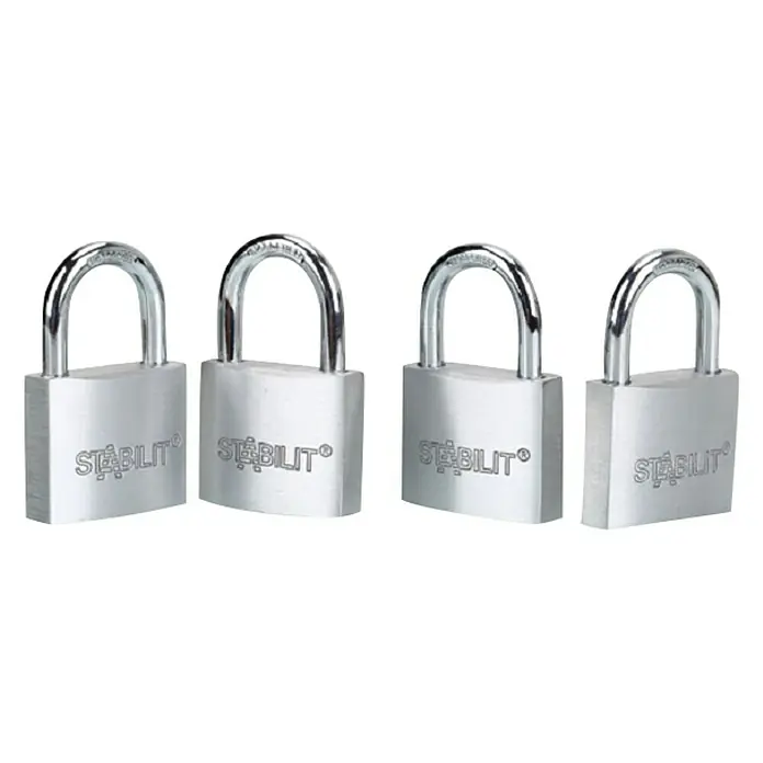 Stabilit Vorhängeschloss-Set A40-4 Gleichschließend - Inhalt: 4 Stk., Breite: 40 mm - Vorderansicht