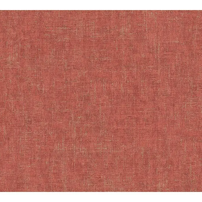 AS Creation Greenery Vliestapete Borneo - Rot, Uni, 10,05 x 0,53 m - Detailaufnahme