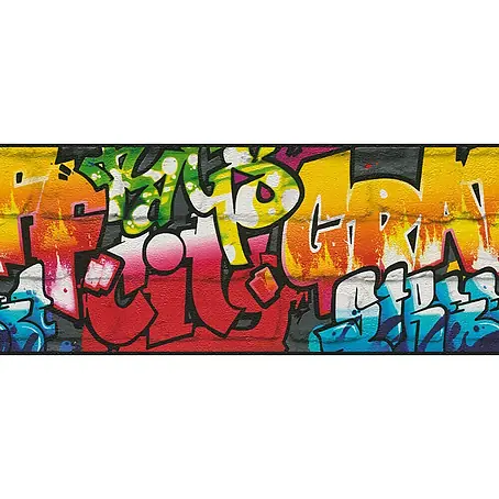 Rasch Kids & Teens III Tapetenborte Graffiti