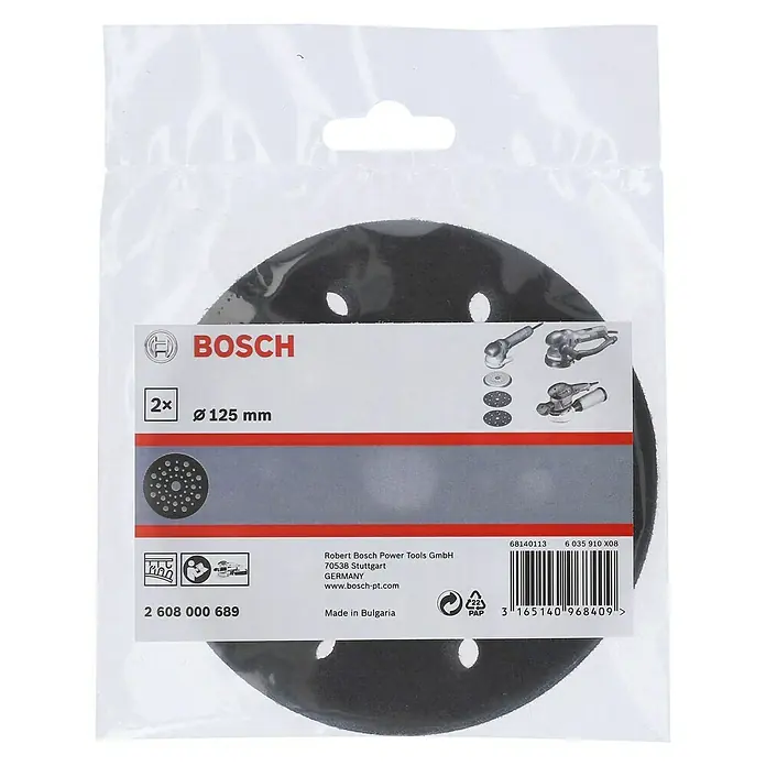 Bosch Zwischenscheibe - Durchmesser: 125 mm - Vorderansicht