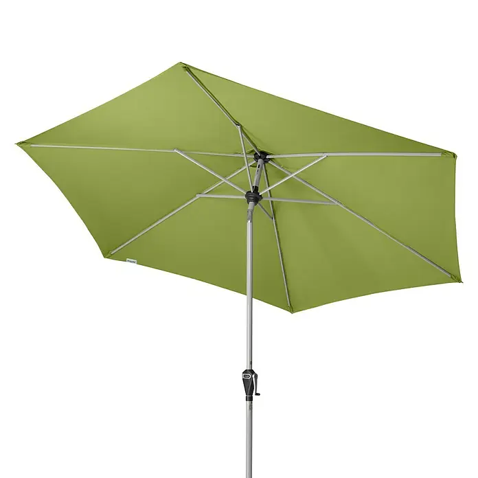 Doppler Active Suncobran s automatskim zatvaranjem - Fresh Green, Promjer: 280 cm - Pogled s lijeve strane