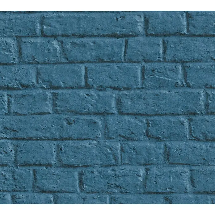 AS Creation Metropolitan Stories Vliestapete Steine - Blau, Steinoptik, 10,05 x 0,53 m - Detailaufnahme