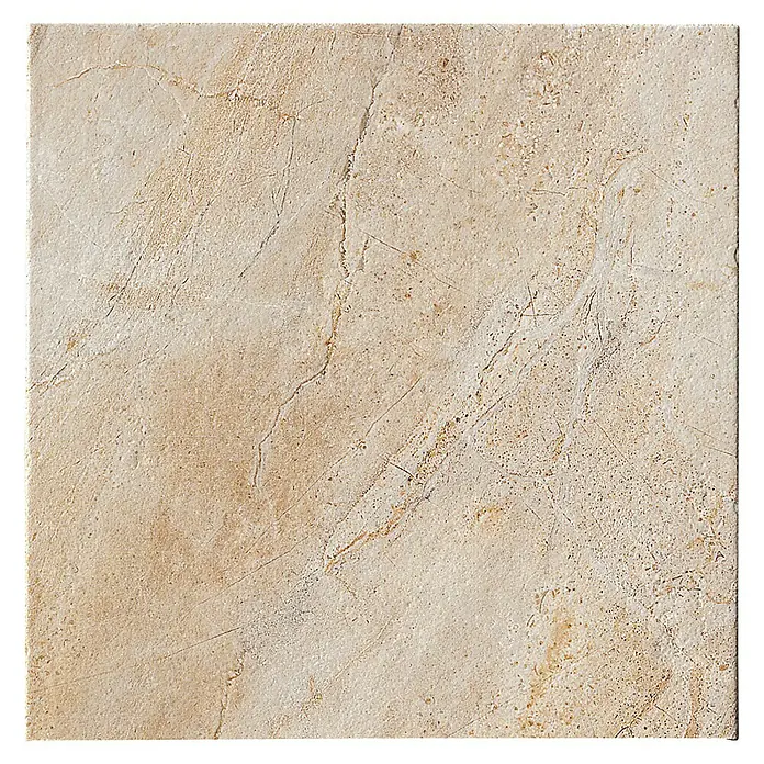 Bodenfliese Menara - L x B: 34 x 34 cm, Beige, Glasiert