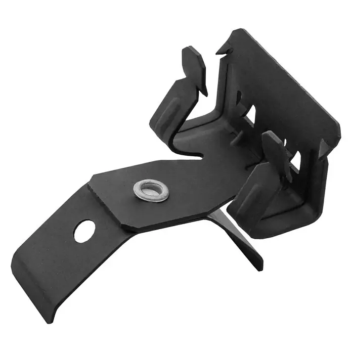 Placafix Clip de montaje metálico horizontal para varilla lisa - Placas de yeso laminado, Número de componentes: 100 ud.