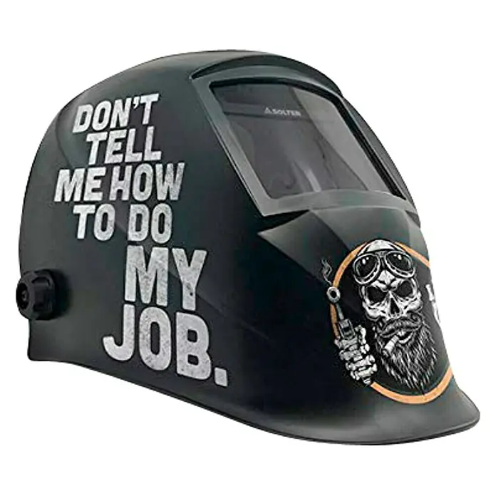 Solter Pantalla de soldador Hellmet Job - Nivel de protección: 9 - 13