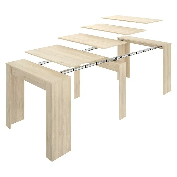 Mesa de comedor Kiona - L x An x Al: 90 x 239 x 77 cm, Natural