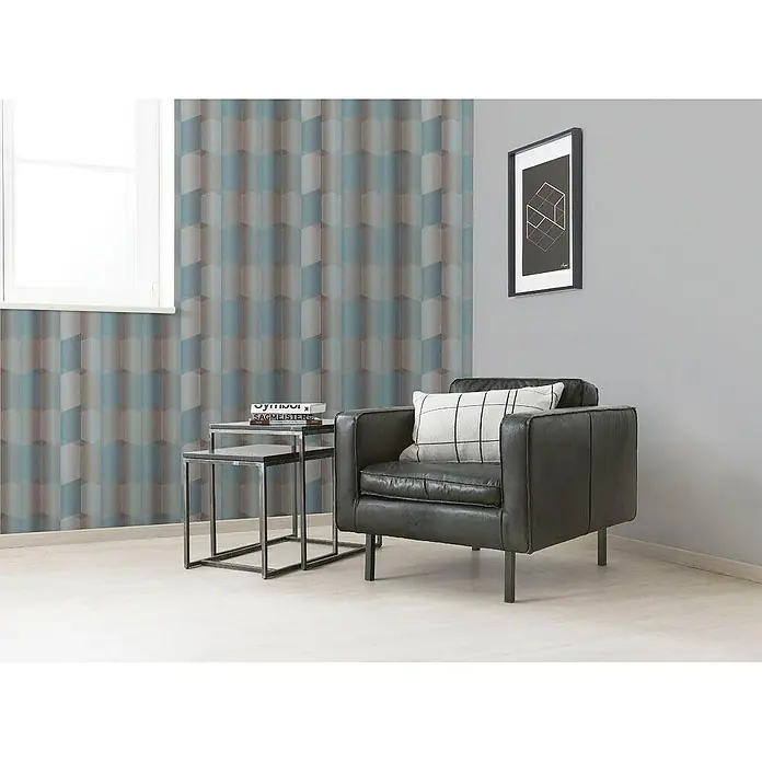 Papel pintado Geo Difuminado - Azul, Ondas, 10 x 0,53 m