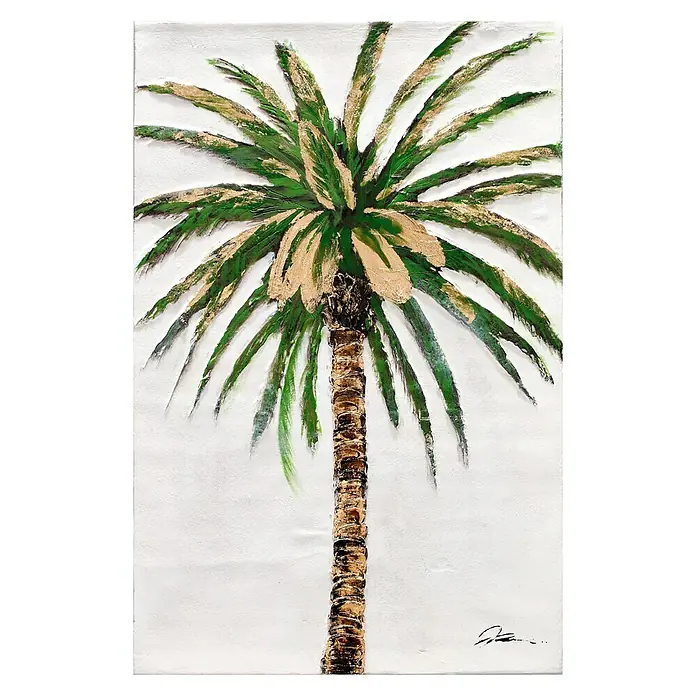 Cuadro pintado a mano Palmera - Palm, An x Al: 60 x 90 cm