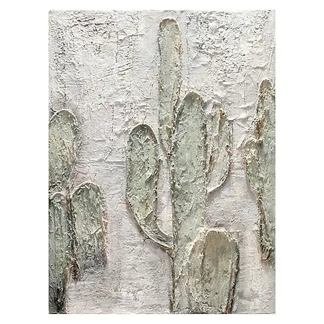 Cuadro pintado a mano Cactus