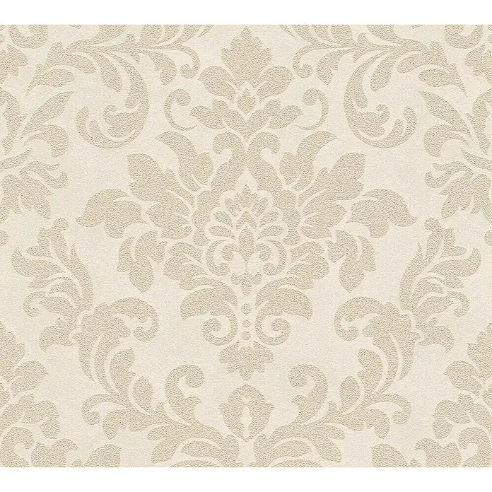 AS Creation Trendwall Vliestapete Ornament - Beige/Creme, Ornament, 10,05 x 0,53 m - Detailaufnahme