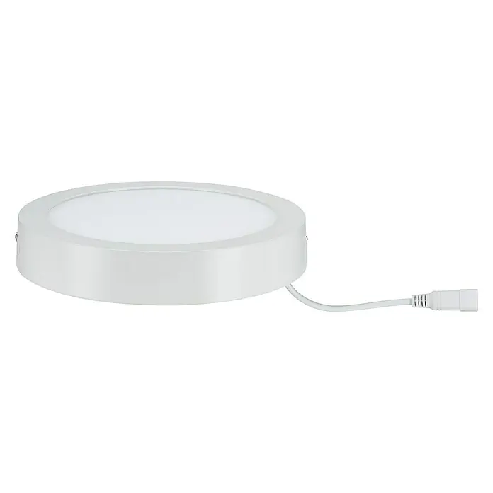 Paulmann Okrugla stropna LED svjetiljka - 17 W, Ø x V: 22,5 x 3,8 cm, Bijele boje, Topla bijela - Detaljan prikaz