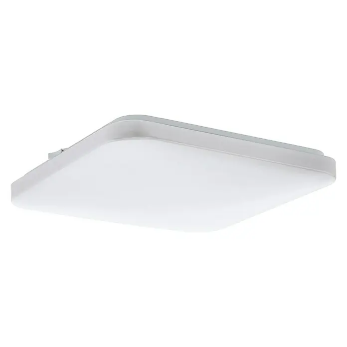 Eglo LED-Wand- & Deckenleuchte Frania - 17,3 W, L x B x H: 33 x 33 x 7 cm, Weiß, Warmweiß