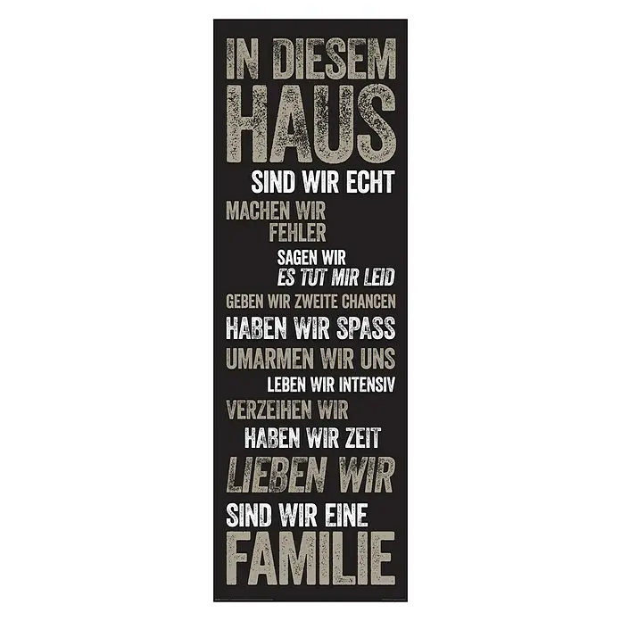 Decopanel - L x B: 156 x 52 cm, Verschiedene Motive erhältich
