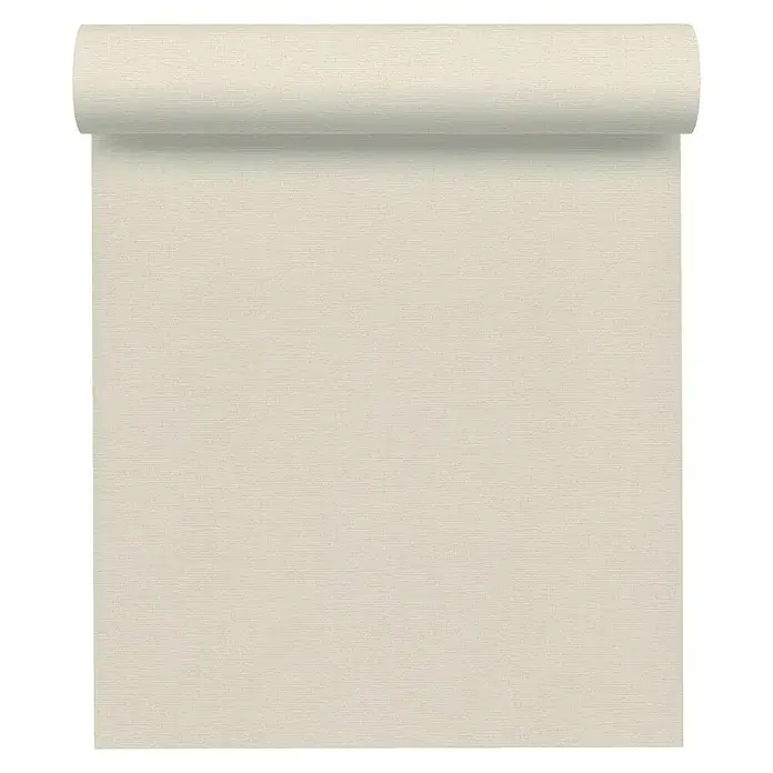 AS Creation Ethnic Origin Vliestapete I - Creme, Uni, 10,05 x 0,53 m - Vorderansicht