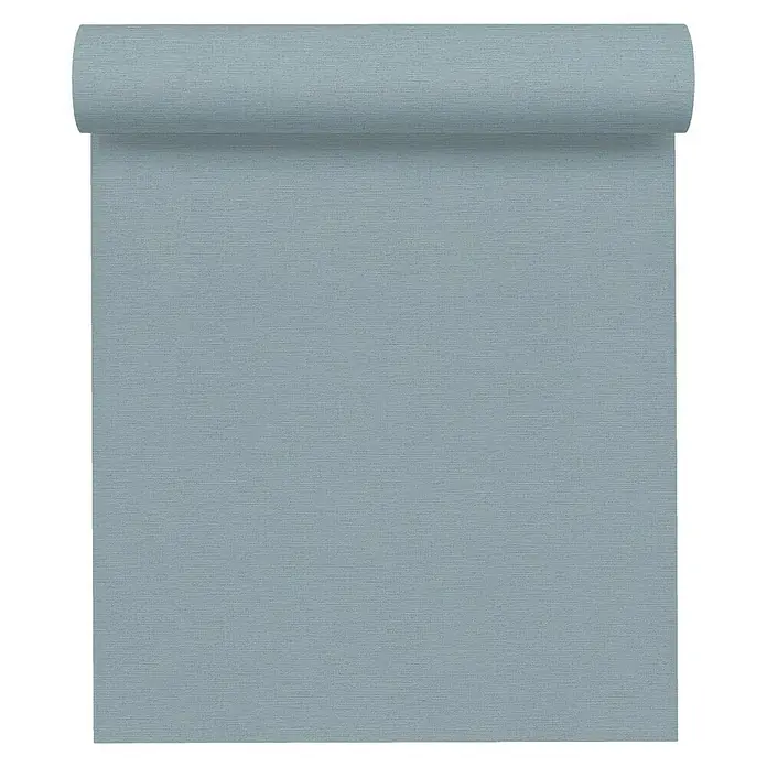 AS Creation Ethnic Origin Vliestapete I - Blaugrau, Uni, 10,05 x 0,53 m - Vorderansicht