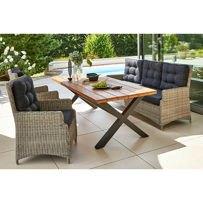 Sunfun Pauline Lounge stolica - Širina: 85 cm, Poliratan