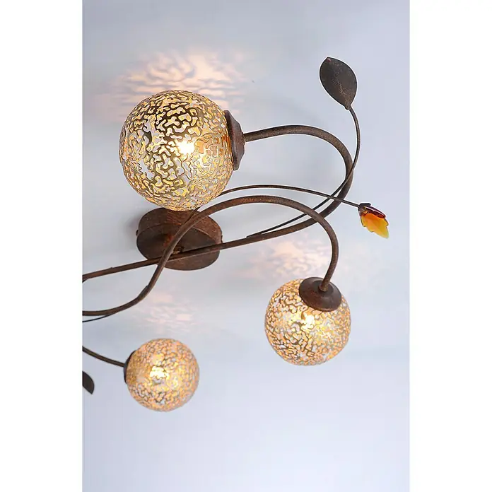 Paul Neuhaus Greta Plafón - 160 W, 65,3 x 38,8 x 14,1 cm, Cobre, G9