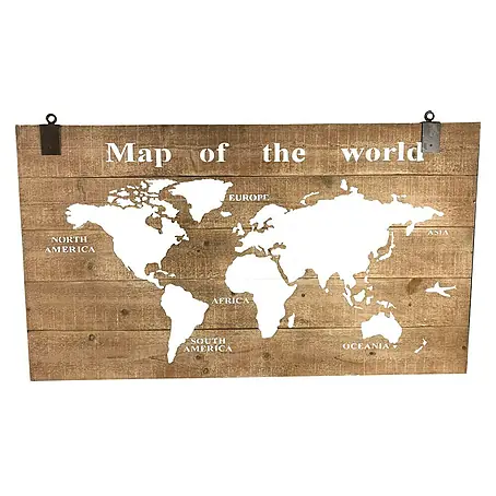 Cuadro de madera Mundi
