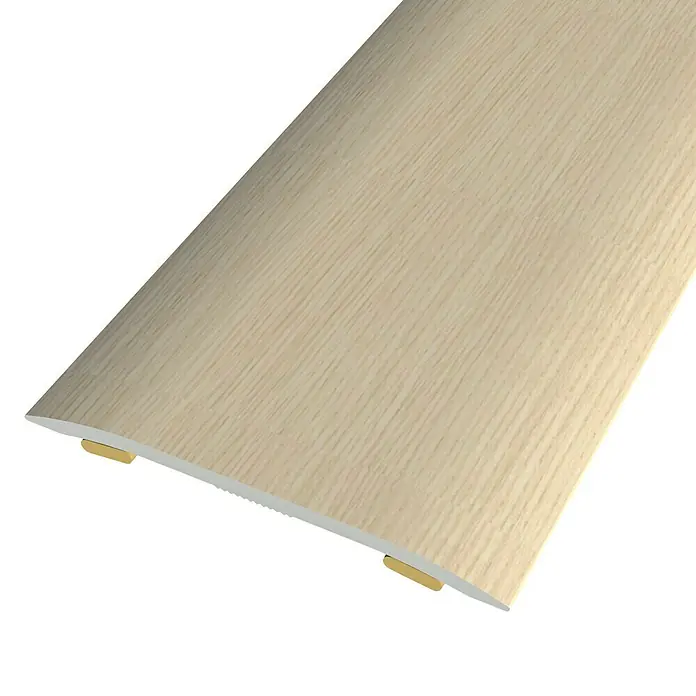 Baglinox Junta de transición Roble - 87 - 90 cm x 38 mm x 2,3 mm, Aluminio